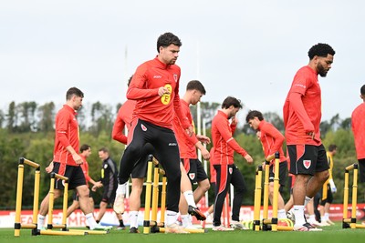 031026 - Wales Football Training - Neco Williams during training ahead of their upcoming Nations League match against Denmark