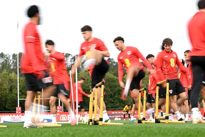 031026 - Wales Football Training - Wales players during training ahead of their upcoming Nations League match against Denmark
