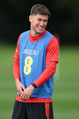 031026 - Wales Football Training - Cameron Congreve during training ahead of their upcoming Nations League match against Denmark