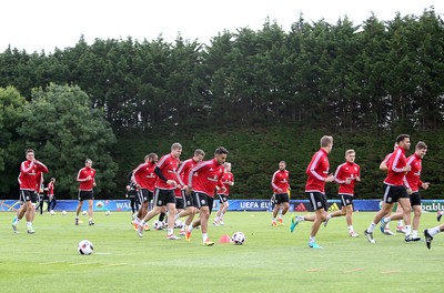 Wales Football Training 040716