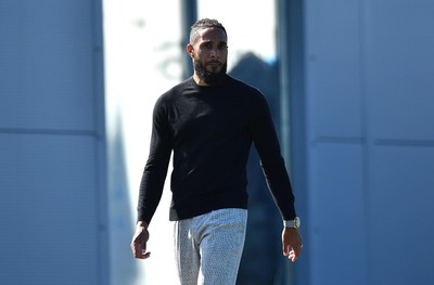 040923 - Wales Football Training - Ashley Williams during training