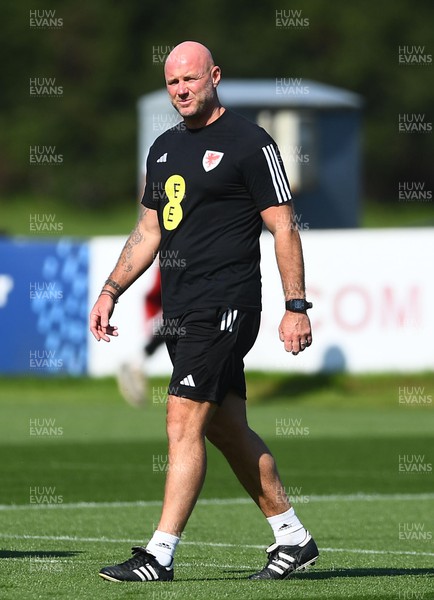 040923 - Wales Football Training - Rob Page during training