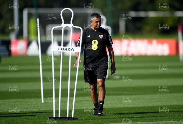 040923 - Wales Football Training - Jack Lester during training