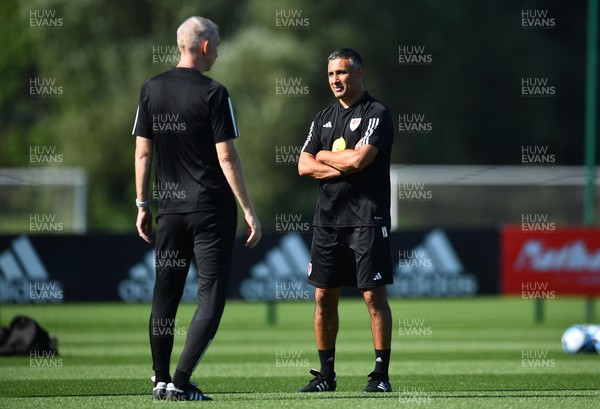 040923 - Wales Football Training - Jack Lester during training