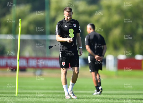 040923 - Wales Football Training - Chris Gunter during training