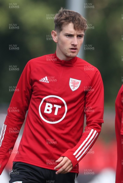 050920 - Wales Football Training - David Brooks during training ahead of their UEFA Nations League game against Bulgaria