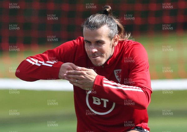 050920 - Wales Football Training - Gareth Bale during training ahead of their UEFA Nations League game against Bulgaria