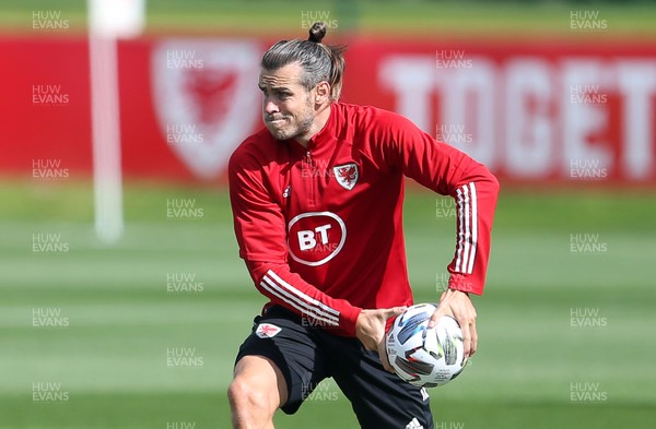 050920 - Wales Football Training - Gareth Bale during training ahead of their UEFA Nations League game against Bulgaria
