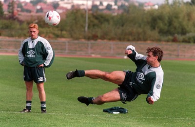 Wales Football Training 050995