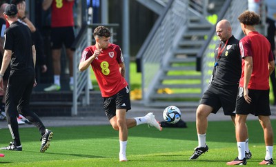 060923 - Wales Football Training - Neco Williams during training
