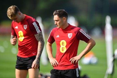 060923 - Wales Football Training - Connor Roberts during training