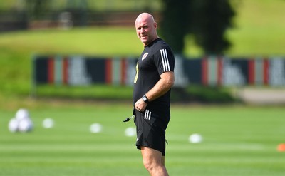 060923 - Wales Football Training - Robert Page during training