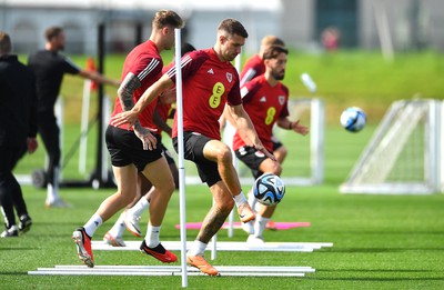 060923 - Wales Football Training - Aaron Ramsey during training