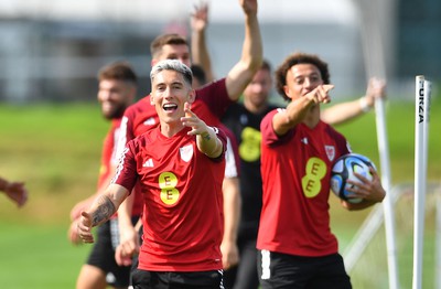 060923 - Wales Football Training - Harry Wilson during training