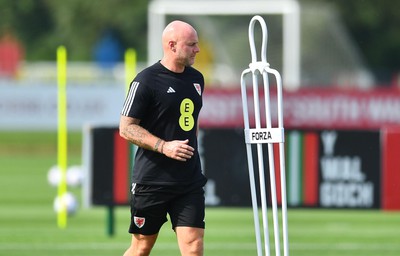 060923 - Wales Football Training - Robert Page during training