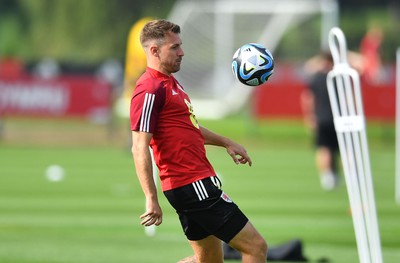 060923 - Wales Football Training - Aaron Ramsey during training