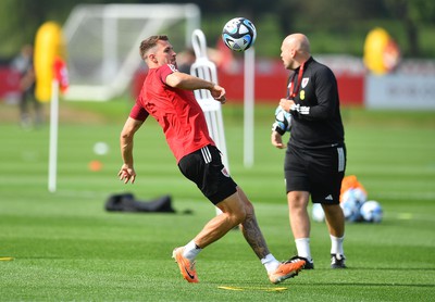 060923 - Wales Football Training - Aaron Ramsey during training