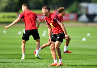 060923 - Wales Football Training - Aaron Ramsey during training