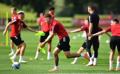 060923 - Wales Football Training - Aaron Ramsey during training