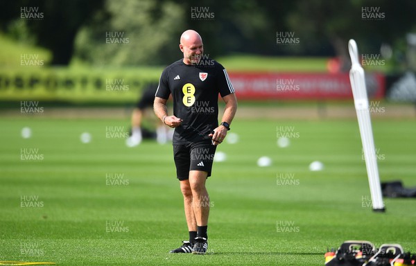 060923 - Wales Football Training - Robert Page during training
