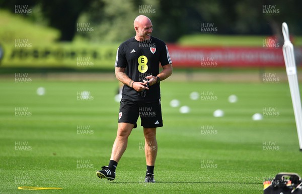060923 - Wales Football Training - Robert Page during training