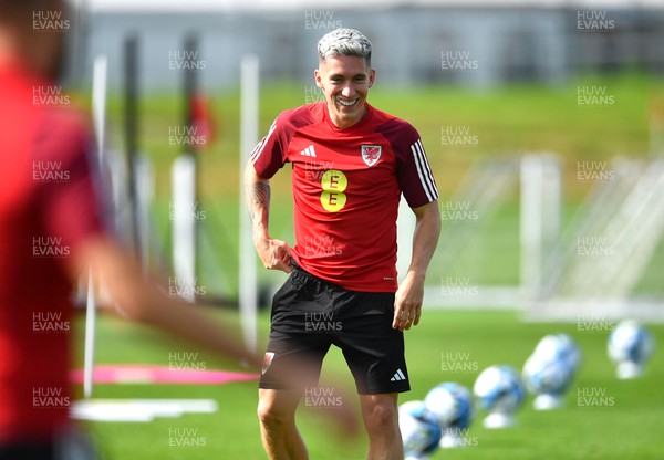 060923 - Wales Football Training - Harry Wilson during training
