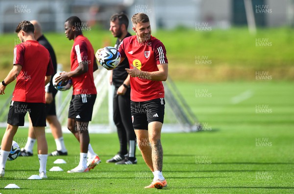 060923 - Wales Football Training - Aaron Ramsey during training