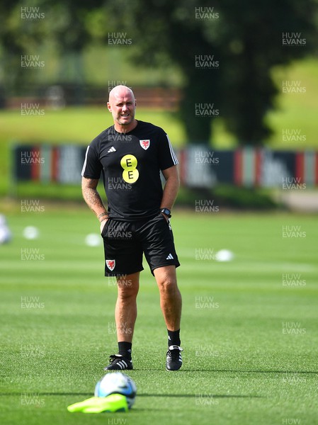 060923 - Wales Football Training - Robert Page during training