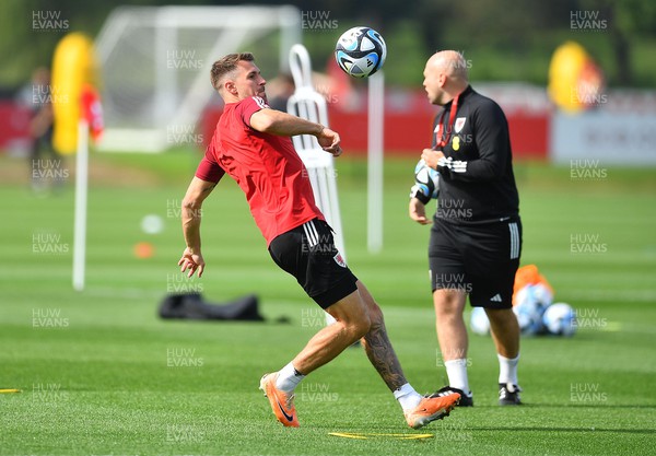 060923 - Wales Football Training - Aaron Ramsey during training
