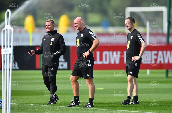 060923 - Wales Football Training - Robert Page during training