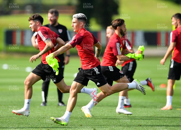 060923 - Wales Football Training - Harry Wilson during training