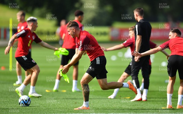 060923 - Wales Football Training - Aaron Ramsey during training