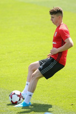 070617 - Wales Football Training Session - Wales' Ben Woodburn during training session