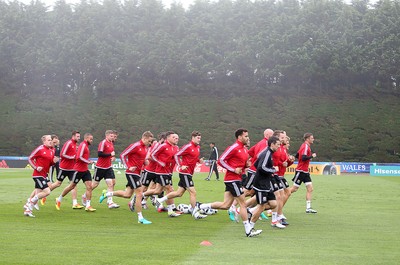 Wales Football Training 080616