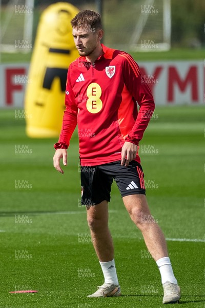 080925 - Wales Football Training - David Brookes ahead of the international friendly against Canada