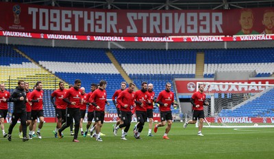 Wales Football Training 081016