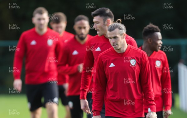 091019 - Wales Football Training session - during training session ahead of their Euro Qualifying match against Slovakia