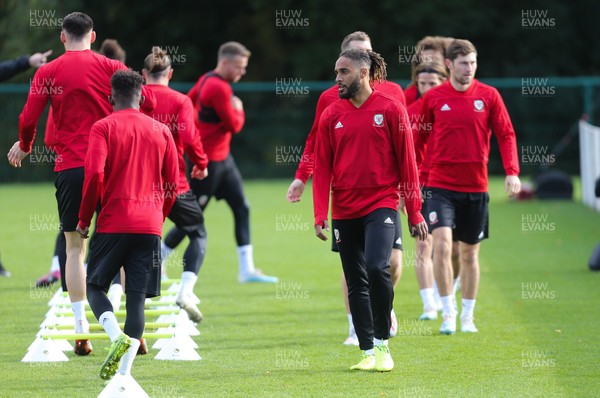 091019 - Wales Football Training session - Wales' Ashley Williams during training session ahead of their Euro Qualifying match against Slovakia