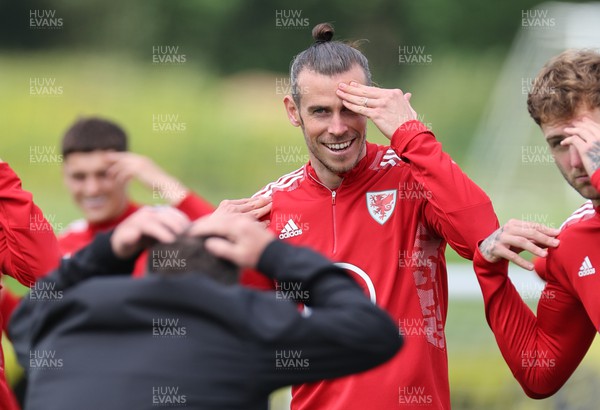 100622 - Wales Football Training - Gareth Bale of Wales during training session ahead of the UEFA Nations League match against Belgium