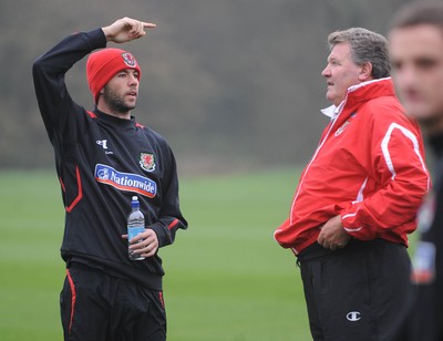 Wales Football Training 111109