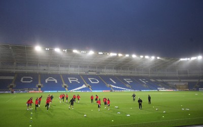 11.11.11 -  Wales Football training session, Cardiff City Stadium - Wales train at the Cardiff City Stadium ahead of tomorrows match against Norway 