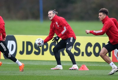 Wales Football Training 111120