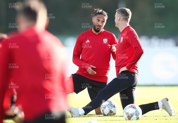 121118 - Wales Football Training Session - Ashley Williams of Wales  of Wales  during training session ahead of their Nations League match against Denmark