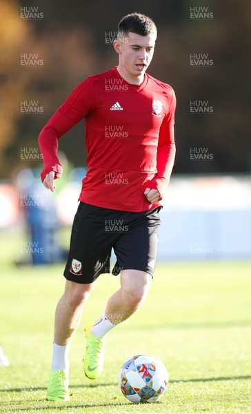 121118 - Wales Football Training Session - Ben Woodburn of Wales during training session ahead of their Nations League match against Denmark