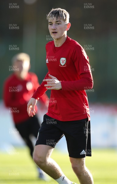 121118 - Wales Football Training Session - David Brooks of Wales during training session ahead of their Nations League match against Denmark
