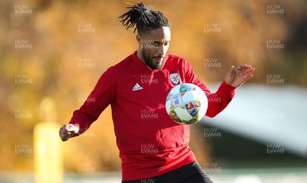 121118 - Wales Football Training Session - Ashley Williams of Wales during training session ahead of their Nations League match against Denmark