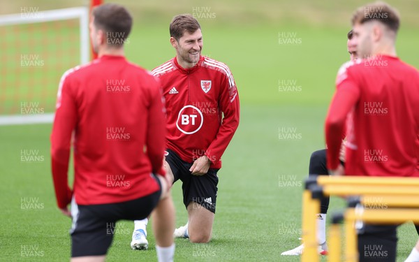130622 - Wales Football Training Session - Ben Davies of Wales during training session ahead of the UEFA Nations League match against Netherlands