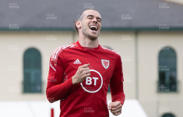 130622 - Wales Football Training Session - Gareth Bale of Wales during training session ahead of the UEFA Nations League match against Netherlands