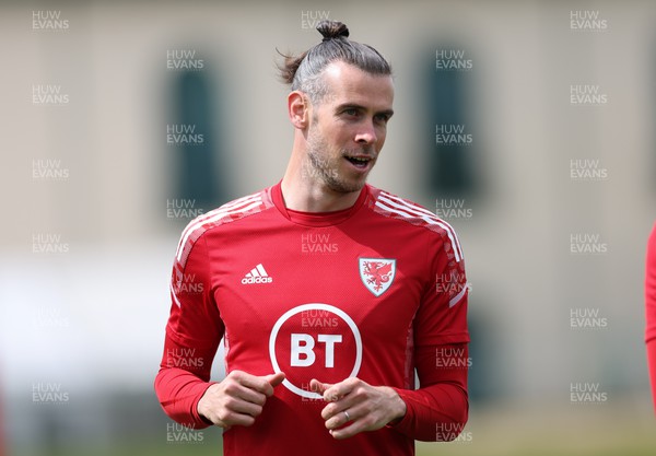 130622 - Wales Football Training Session - Gareth Bale of Wales during training session ahead of the UEFA Nations League match against Netherlands