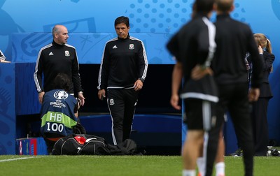 Wales Football Training 150616